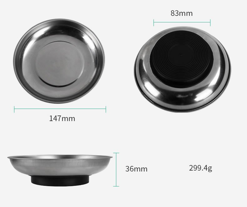 Magnetic bowls for tools big size