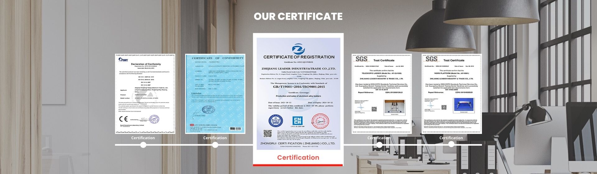 zhengsway company certificate