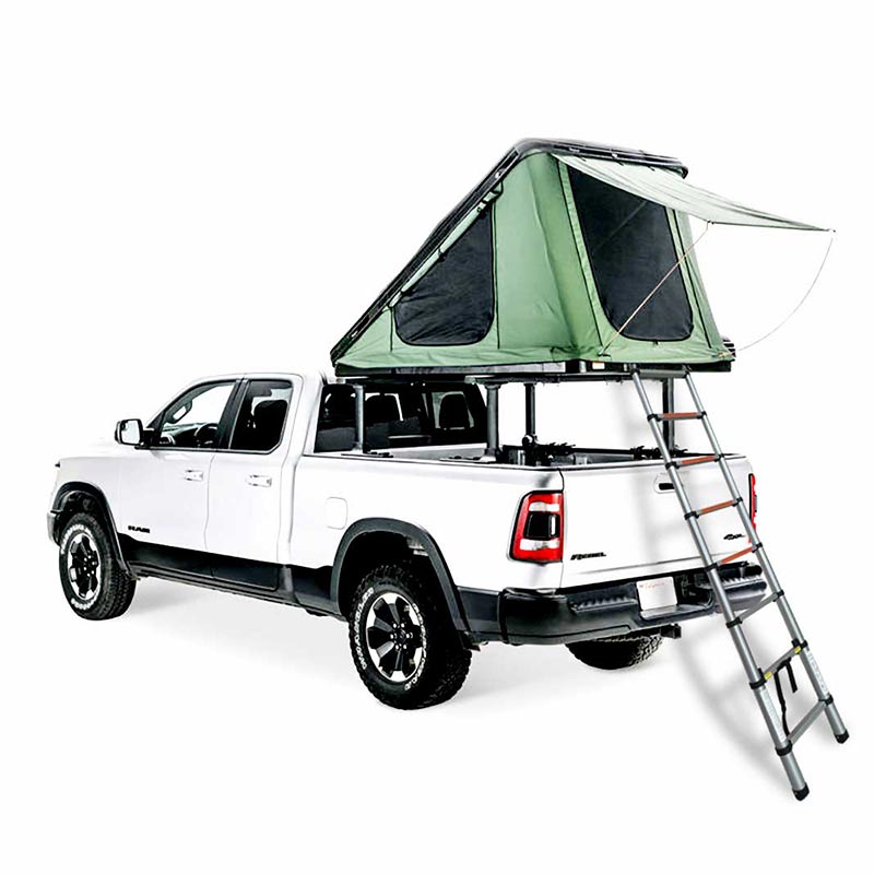 Roof Tent Ladder Telescopic Aluminum Ladder With Hook