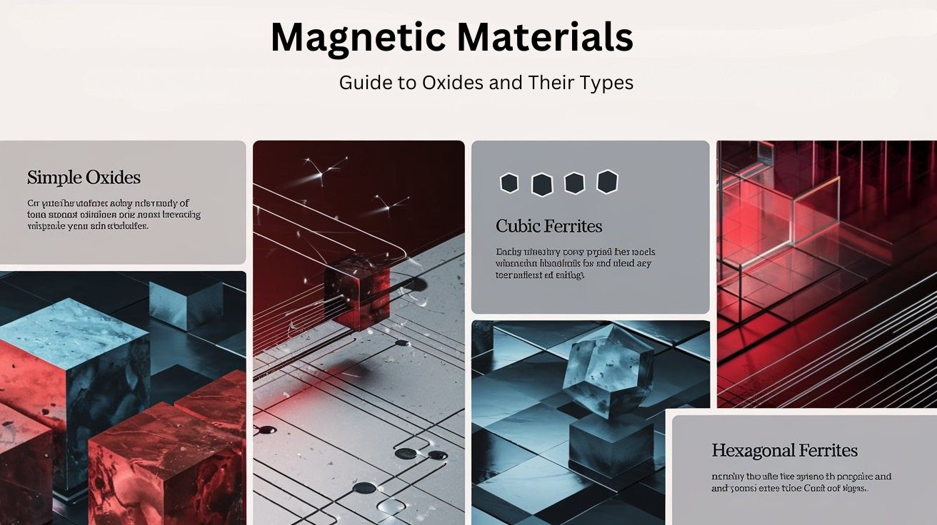 Magnetic Materials Guide to Oxides and Their Types