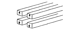 A linear magnetic bearing.