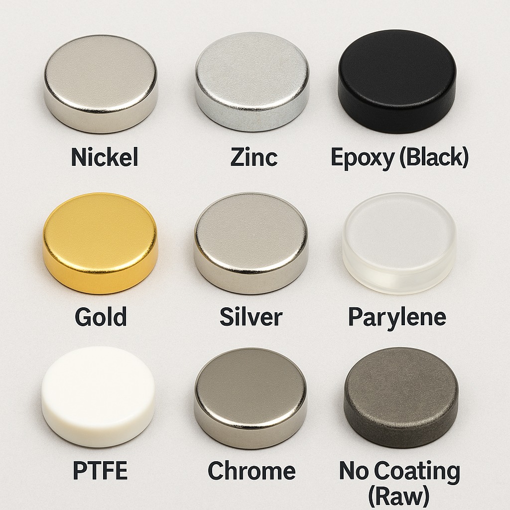 Coatings Used on N35 Magnets Coatings Used on N35 Magnets